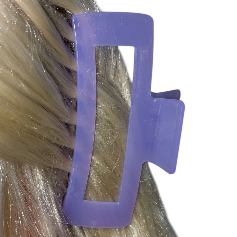 🍁 3/$15 Boutique Rectangle Hair Clip